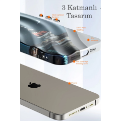 İphone 14 Pro Max Kılıf Crew Desenli Kapak - Kapadokya