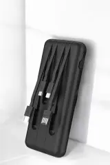 Hızlı Şarj Dijital Göstergeli Powerbankli Çoklu Şarj Özelliği