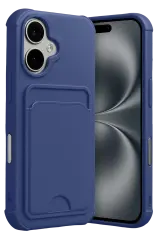 Newface Apple İphone 17 Kelvin Kartvizitli Silikon - Lacivert