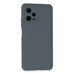 Xiaomi Redmi Note 12 Pro 5g Kılıf Nano İçi Kadife Silikon - Gri