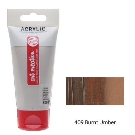 Talens Artcreation Akrilik Boya 75ml - N:409 Burnt Umber