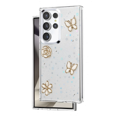 Samsung Galaxy S24 Ultra Fiyonk Desenli Kapak - Desen 10