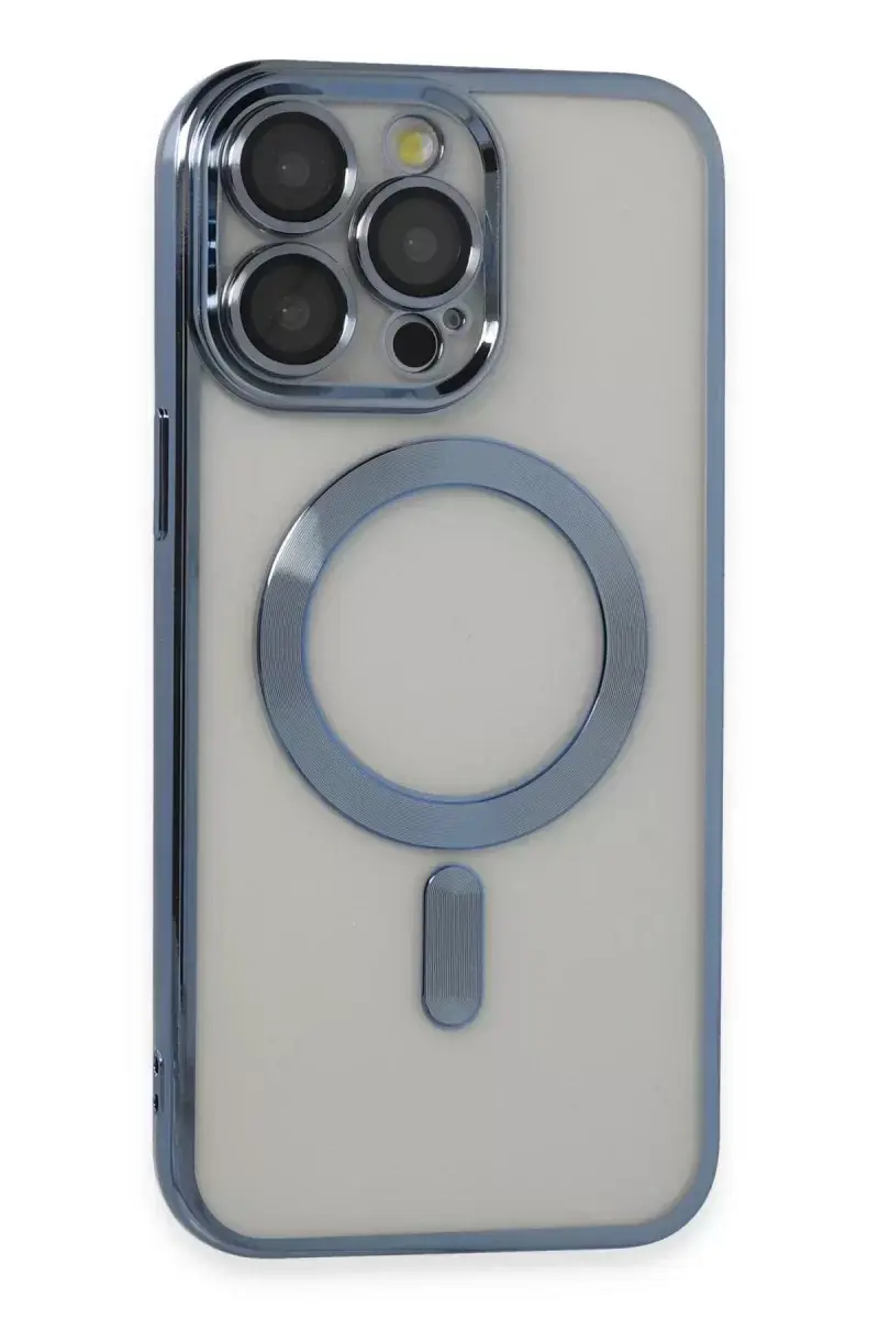 Newface İphone 14 Pro Max Kılıf Kross Magneticsafe Kapak - Sierra Blue