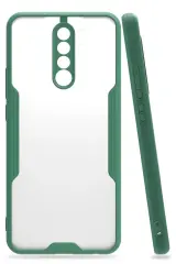 Newface Xiaomi Redmi 9 Kılıf Platin Silikon - Yeşil