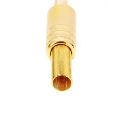 3.5 Mm Mono Gold Metal Jack Fiş