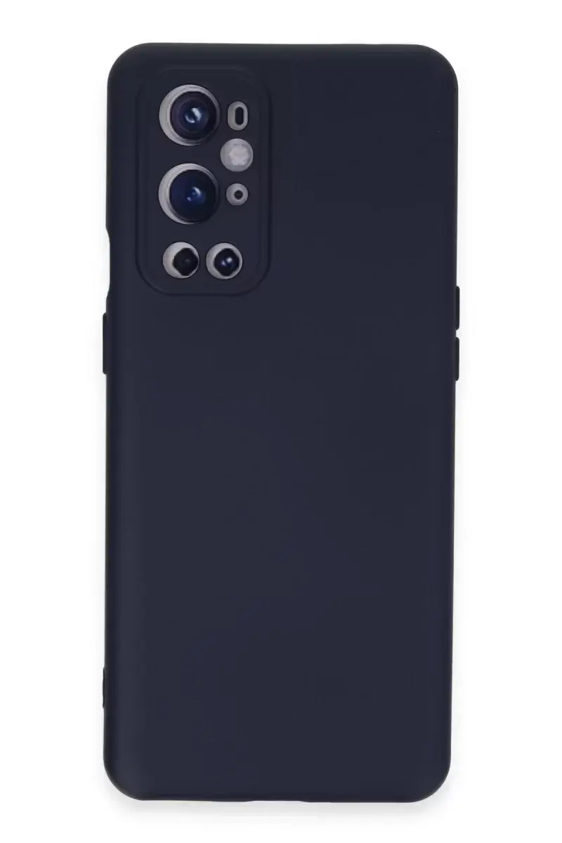 Newface One Plus 9 Pro Kılıf Nano İçi Kadife Silikon - Lacivert