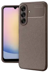 Newface Samsung Galaxy A17 5g Auto Focus Karbon Kapak - Kahverengi