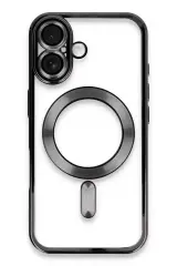 Newface Apple İphone 16 Kılıf Kross Magneticsafe Kapak - Siyah