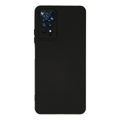 Xiaomi Redmi Note 11 Pro Kılıf Nano İçi Kadife Silikon - Siyah