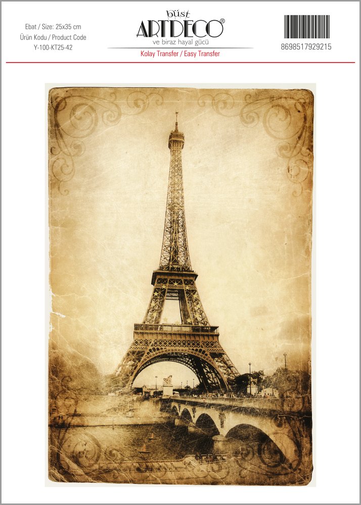 Kolay Transfer 25x35cm Desen No:42
