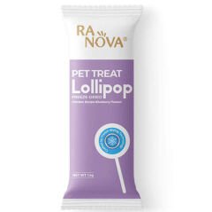 Ranova Yaban Mersini Aromalı Dondurularak Kurutulmuş Kedi Ödülü Lolipop 1.4 Gr