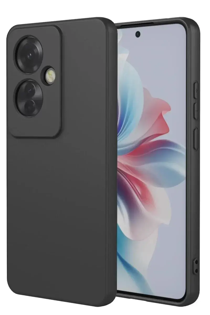 Newface Oppo Reno 11f Kılıf First Silikon - Siyah