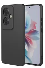 Newface Oppo Reno 11f Kılıf First Silikon - Siyah