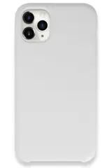 Newface İphone 11 Pro Max Kılıf Lansman Legant Silikon - Beyaz