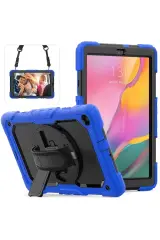 Newface Samsung Galaxy T510 Tab A 10.1 Kılıf Pars Tablet Kapak - Mavi