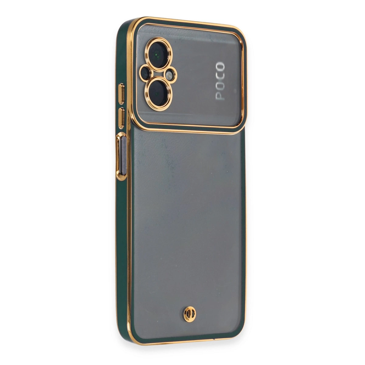 Xiaomi Poco M5 Kılıf Liva Lens Silikon - Yeşil