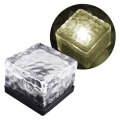 Powermaster Pm-21646 Solar Günışığı Ledli Tuğla Görünümlü Bahçe Dekorasyon Aydınlatma