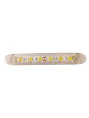 Beyaz Parmak Led Dorse Lamba 6 Ledli 13.5 cm 12-24V