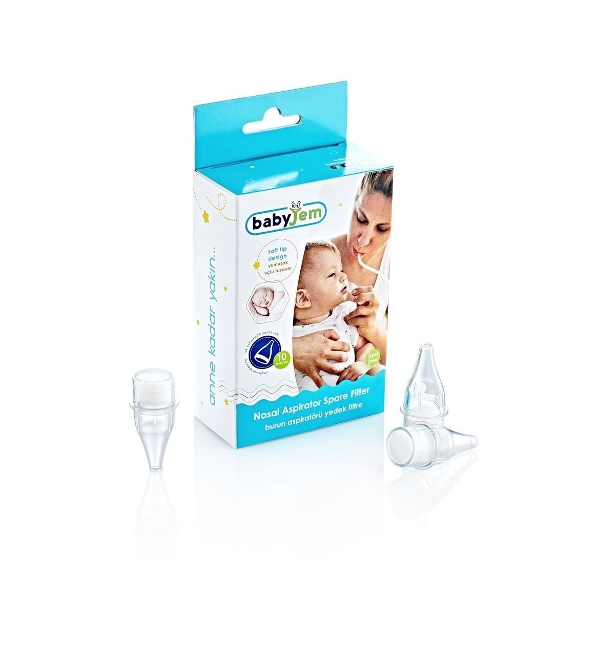 Babyjem Bebek Burun Aspiratörü Yedek Filtre 10lu