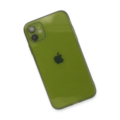 İphone 12 Kılıf Fly Lens Silikon - Yeşil