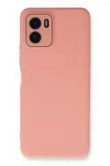 Newface Vivo Y15s Kılıf Lansman Glass Kapak - Pembe