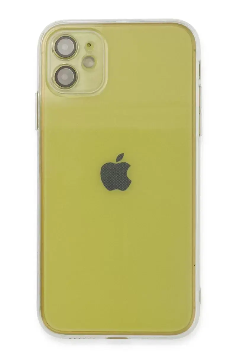 Newface Apple İphone 12 Kılıf Fly Lens Silikon - Şeffaf