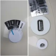 Magicvoice Mv-12 7.5 Cm 20 Watt Komütatörlü Hat Trafolu Krem Beyazı Sütun Sarkık Hoparlör (2'li Takım)