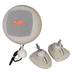 Magicvoice Mv-12 7.5 Cm 20 Watt Komütatörlü Hat Trafolu Krem Beyazı Sütun Sarkık Hoparlör (2'li Takım)