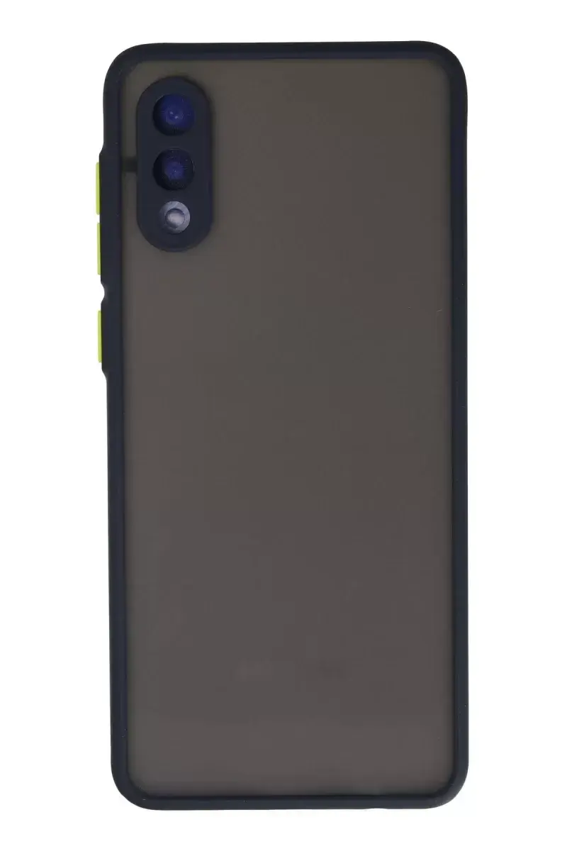 Newface Samsung Galaxy A02 Kılıf Montreal Silikon Kapak - Lacivert