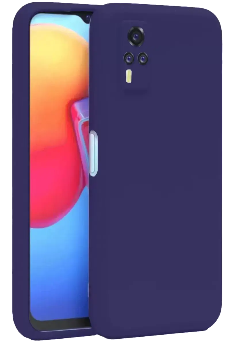 Newface Vivo Y53s Kılıf Nano İçi Kadife Silikon - Mor