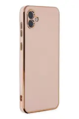 Newface Samsung Galaxy A04 Kılıf Volet Silikon - Pembe