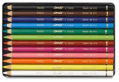 12'li Pastel Kalemleri (Karşık Renkler)