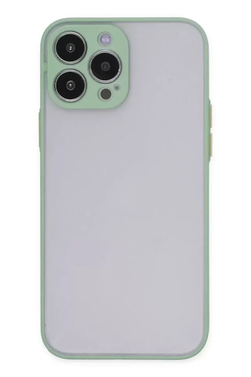 Newface İphone 15 Pro Max Kılıf Montreal Silikon Kapak - Turkuaz
