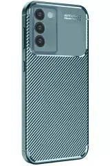 Newface Vivo V30 Lite 4g Kılıf Auto Focus Karbon Kapak - Koyu Yeşil