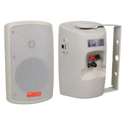 Magicvoice Mv-36 11 Cm 50 Watt Komütatörlü Hat Trafolu Krem Beyaz Sütun Hoparlör (2'li Takım)