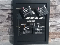 Klaket Tasarımlı İpli Ve Mandallı Fotoğraf Çerçevesi No: 2