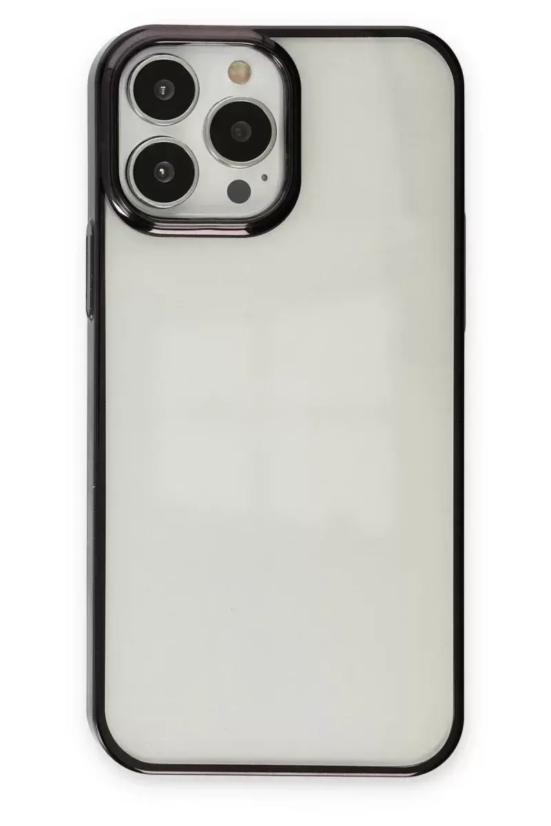 Newface İphone 14 Pro Max Kılıf Element Silikon - Siyah