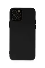 Newface İphone 12 Pro Kılıf Lansman Glass Kapak - Siyah