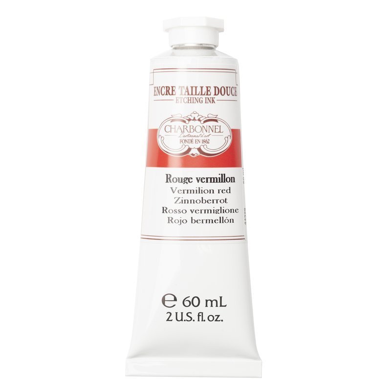 Charbonnel Gravure Ink 60ml - Vermillion Red