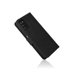 Samsung Galaxy A03s Kılıf Trend S Plus Kapaklı Kılıf - Siyah