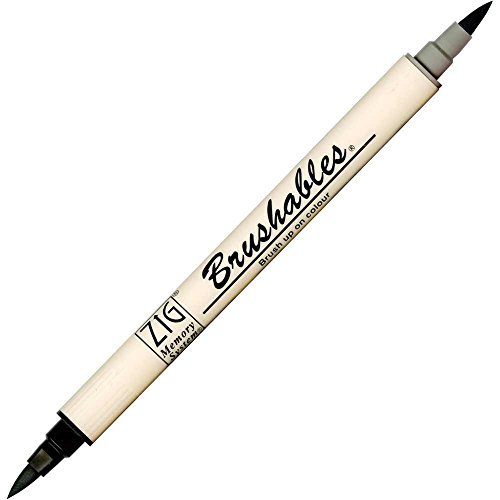 Fırça Uçlu Keçeli Kalem MS-7700/010 Pure Black