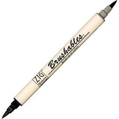 Fırça Uçlu Keçeli Kalem MS-7700/010 Pure Black