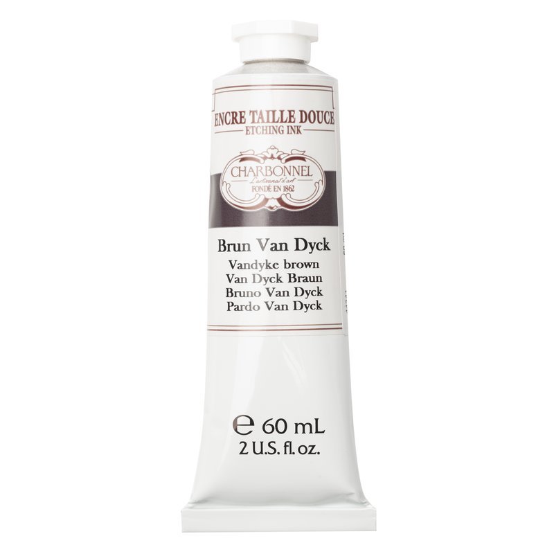Charbonnel Gravure Ink 60ml - Van Dyck Brown