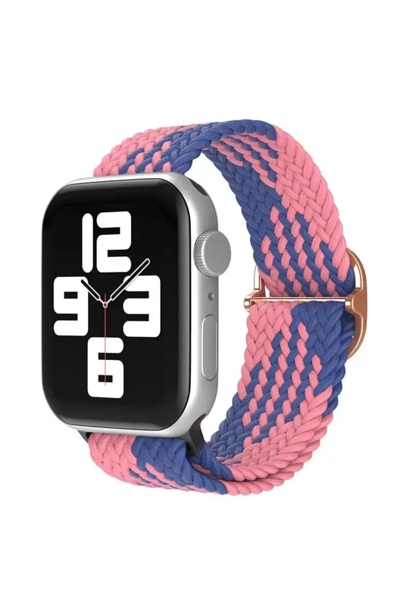 Newface Apple Watch 38mm Star Kordon - Pembe-mavi