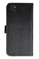 Newface Huawei Y5p Kılıf Trend S Plus Kapaklı Kılıf - Siyah