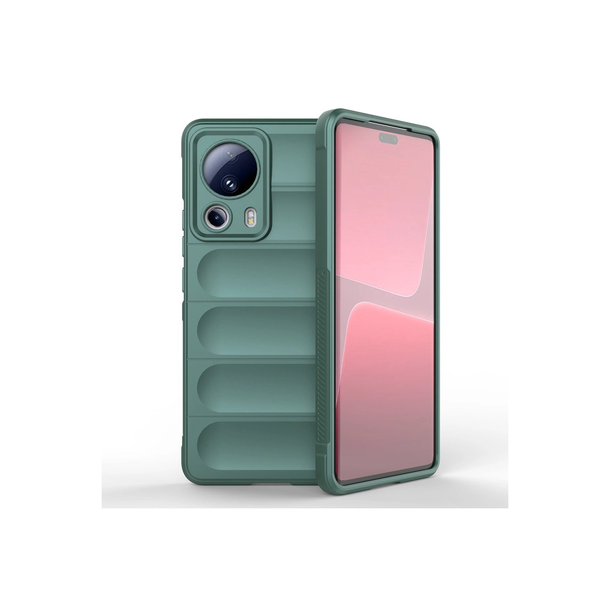 Xiaomi Mi 13 Lite Kılıf Optimum Silikon - Koyu Yeşil