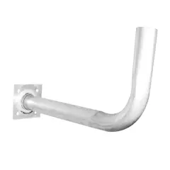 80 Cm Çanak İçin L Ayak 90 Derece (kıvrık Boru 40-22)