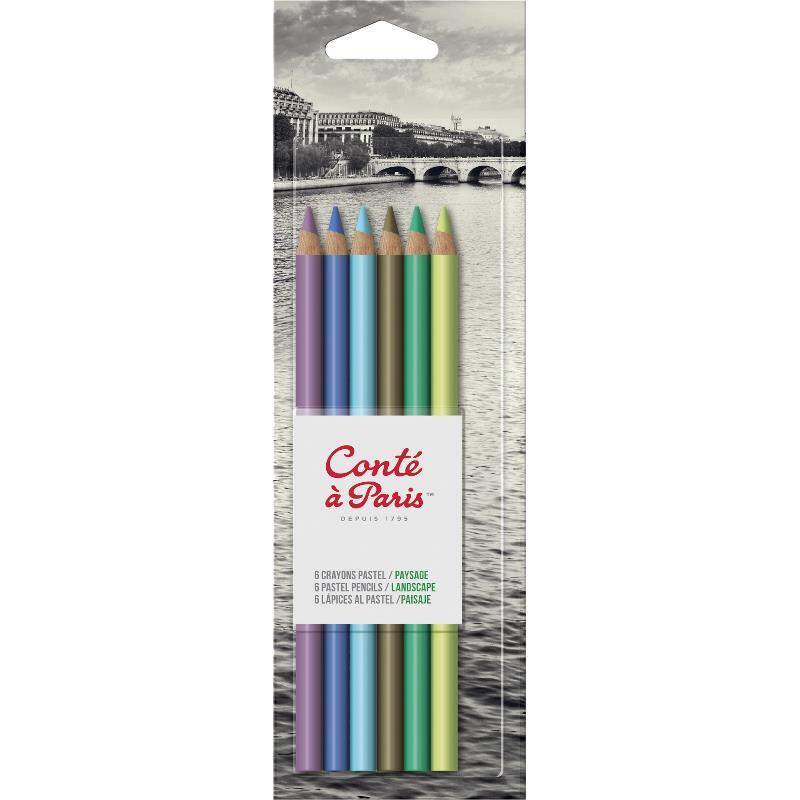 6'lı Pastel Kalemi (Manzara Renkleri)