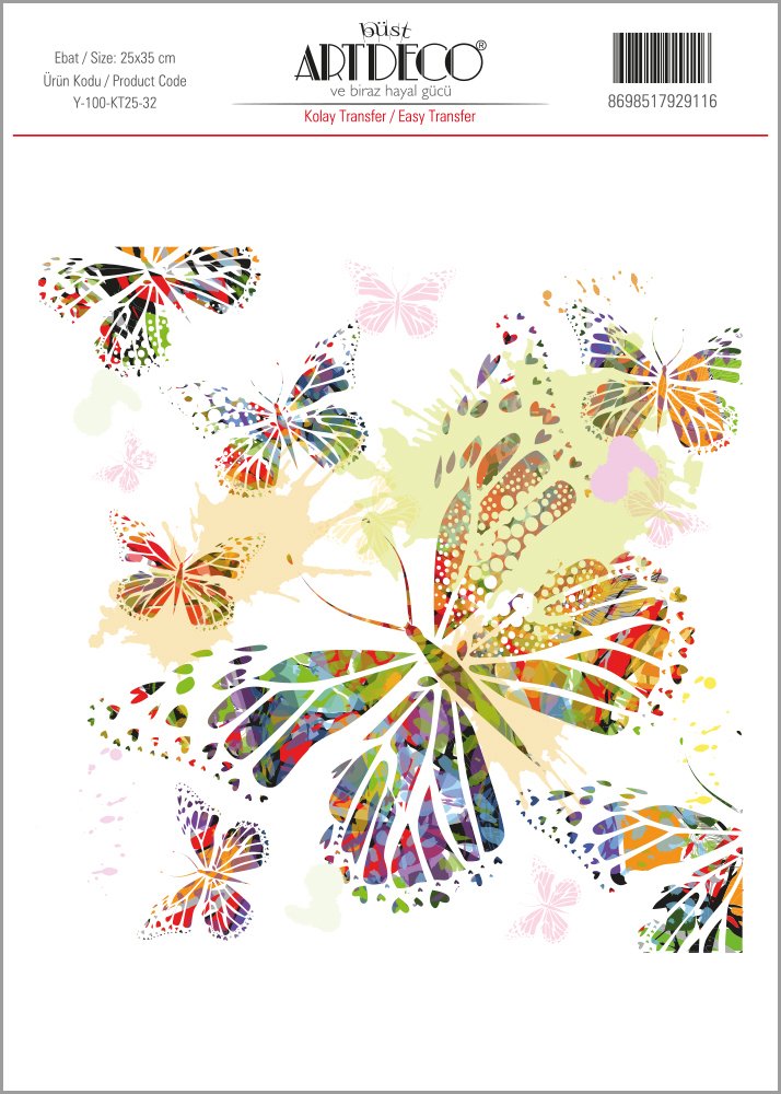 Kolay Transfer 25x35cm Desen No:32