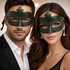 Haki Yeşil Gizemli Masquerade Maskesi